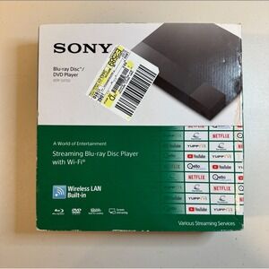 Sony BDP-S3700 Streaming Blu-Ray DVD Disc Player w/ Wi-Fi Wireless LAN Built In